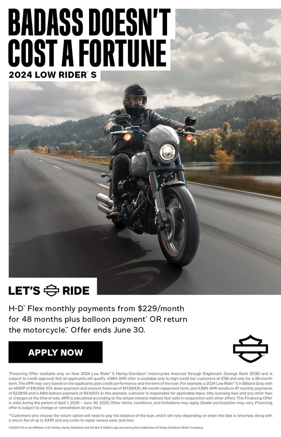 2024 Low Rider S Attainability