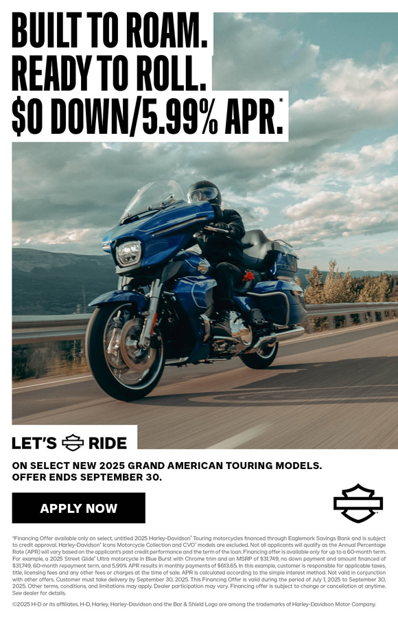 Low APR on select 2025 Models*